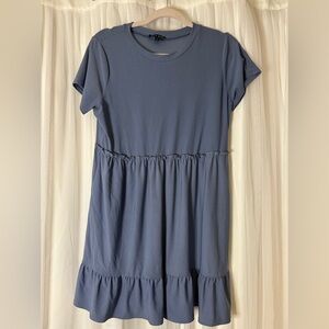 As U Wish Blue Mini Dress